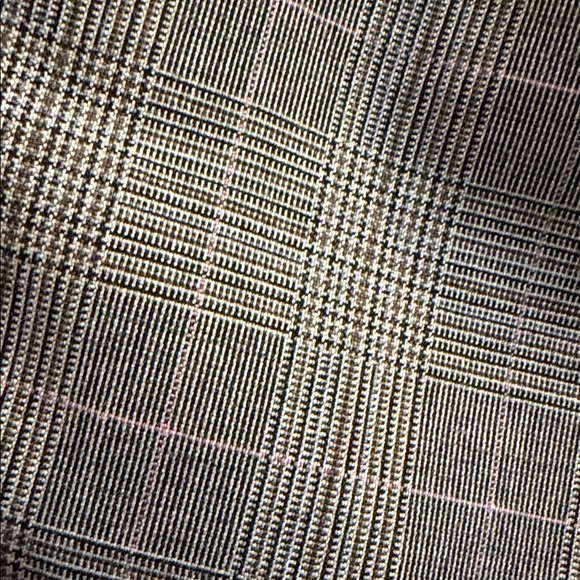 Ted Baker Men’s Slim Fit Gray Checkered Stripe Dress Suit Pants Size 34x30 - Picture 5 of 7